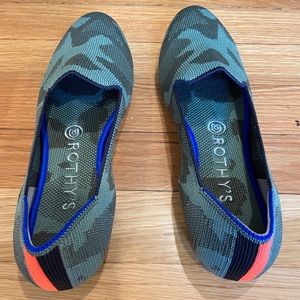 Rothy’s Camo Loafers Brand New in Box!